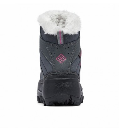 Naujiena! Columbia Sniego batai YOUTH ROPE TOW III. Spalva juoda / ryškiai rožinė